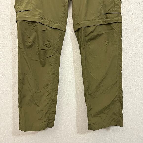 COLUMBIA Silver Ridge Utility Pants Olive Green Convertible Hiking - Picture 5 of 14